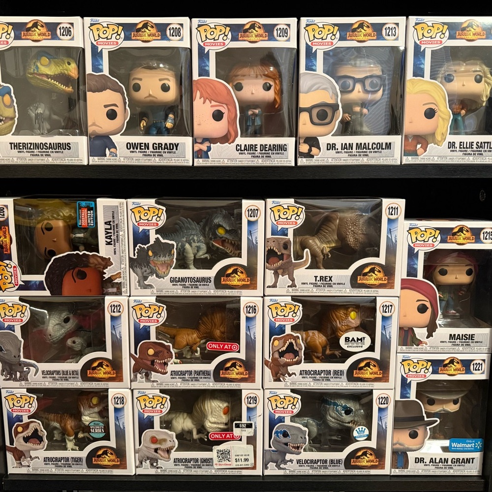 Funko Pop! Vinyl Jurassic Park/ World Lot **Read Description for More Info**